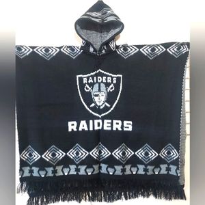 Raiders Hooded Poncho